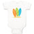 Baby Clothes 3 Surfboards Boys Nature Ocean & Beach Baby Bodysuits Cotton