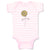 Baby Clothes Marigold Silhouette Light Yellow Nature Flowers & Plants Cotton