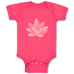 Baby Clothes Pink Lily 2 Nature Flowers & Plants Baby Bodysuits Cotton