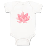 Baby Clothes Pink Lily 2 Nature Flowers & Plants Baby Bodysuits Cotton