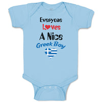 Baby Clothes Everyone Loves A Nice Greek Boy Greece Greeks Baby Bodysuits Cotton