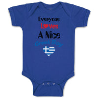 Baby Clothes Everyone Loves A Nice Greek Boy Greece Greeks Baby Bodysuits Cotton