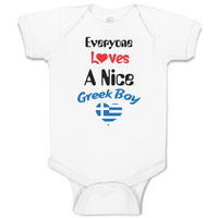 Baby Clothes Everyone Loves A Nice Greek Boy Greece Greeks Baby Bodysuits Cotton