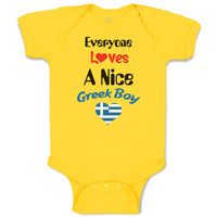 Baby Clothes Everyone Loves A Nice Greek Boy Greece Greeks Baby Bodysuits Cotton