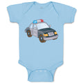 Baby Clothes Police Car Little Baby Bodysuits Boy & Girl Newborn Clothes Cotton