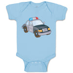 Baby Clothes Police Car Little Baby Bodysuits Boy & Girl Newborn Clothes Cotton