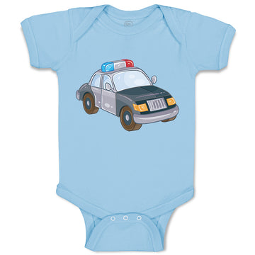 Baby Clothes Police Car Little Baby Bodysuits Boy & Girl Newborn Clothes Cotton