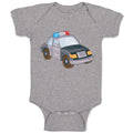 Baby Clothes Police Car Little Baby Bodysuits Boy & Girl Newborn Clothes Cotton