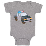 Baby Clothes Police Car Little Baby Bodysuits Boy & Girl Newborn Clothes Cotton