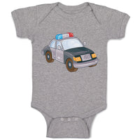 Baby Clothes Police Car Little Baby Bodysuits Boy & Girl Newborn Clothes Cotton
