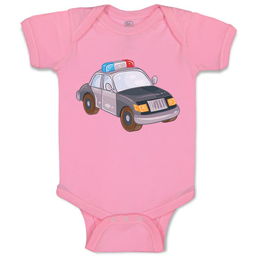 Baby Clothes Police Car Little Baby Bodysuits Boy & Girl Newborn Clothes Cotton