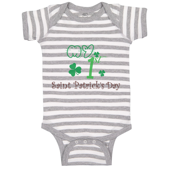 My First Saint Patrick S Day Shamrock St Patrick's Day