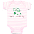 Baby Clothes My First Saint Patrick S Day Shamrock St Patrick's Day Cotton