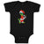 Baby Clothes Dinosaur in Santa Suite Holidays and Occasions Christmas Cotton