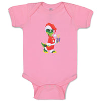 Baby Clothes Dinosaur in Santa Suite Holidays and Occasions Christmas Cotton