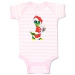 Baby Clothes Dinosaur in Santa Suite Holidays and Occasions Christmas Cotton