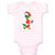 Baby Clothes Dinosaur in Santa Suite Holidays and Occasions Christmas Cotton