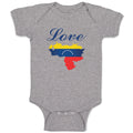 Baby Clothes Love Venezuela A Countries Love Baby Bodysuits Boy & Girl Cotton