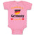 Baby Clothes Somebody in Germany Loves Me Baby Bodysuits Boy & Girl Cotton