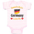 Baby Clothes Somebody in Germany Loves Me Baby Bodysuits Boy & Girl Cotton