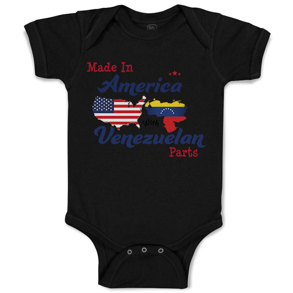 Baby Clothes Made in America with Venezuelan Parts Baby Bodysuits Cotton