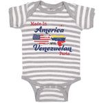 Baby Clothes Made in America with Venezuelan Parts Baby Bodysuits Cotton