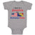 Baby Clothes Made in America with Romanian Parts Baby Bodysuits Cotton