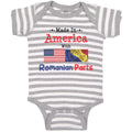 Baby Clothes Made in America with Romanian Parts Baby Bodysuits Cotton