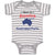 Baby Clothes Made in America with Australian Parts Baby Bodysuits Cotton