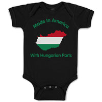 Baby Clothes Made in America with Hungarian Parts Baby Bodysuits Cotton