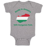 Baby Clothes Made in America with Hungarian Parts Baby Bodysuits Cotton