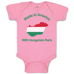 Baby Clothes Made in America with Hungarian Parts Baby Bodysuits Cotton