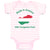 Baby Clothes Made in America with Hungarian Parts Baby Bodysuits Cotton