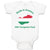Baby Clothes Made in America with Hungarian Parts Baby Bodysuits Cotton