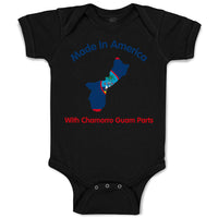 Baby Clothes Made in America with Chamorro Guam Parts Baby Bodysuits Cotton