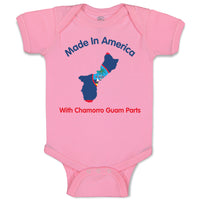 Baby Clothes Made in America with Chamorro Guam Parts Baby Bodysuits Cotton