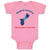 Baby Clothes Made in America with Chamorro Guam Parts Baby Bodysuits Cotton