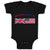 Baby Clothes British American Baby Bodysuits Boy & Girl Newborn Clothes Cotton