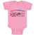 Baby Clothes British American Baby Bodysuits Boy & Girl Newborn Clothes Cotton