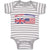 Baby Clothes British American Baby Bodysuits Boy & Girl Newborn Clothes Cotton