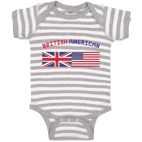 Baby Clothes British American Baby Bodysuits Boy & Girl Newborn Clothes Cotton