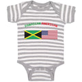 Baby Clothes Jamaican American Baby Bodysuits Boy & Girl Newborn Clothes Cotton