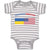 Baby Clothes Ukrainian American Baby Bodysuits Boy & Girl Newborn Clothes Cotton