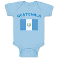 Baby Clothes Guatemala Country Flag Baby Baby Bodysuits Boy & Girl Cotton