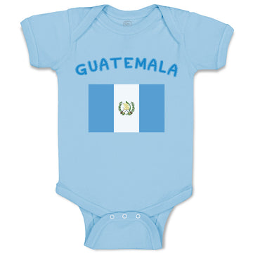 Baby Clothes Guatemala Country Flag Baby Baby Bodysuits Boy & Girl Cotton