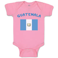 Baby Clothes Guatemala Country Flag Baby Baby Bodysuits Boy & Girl Cotton