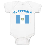 Baby Clothes Guatemala Country Flag Baby Baby Bodysuits Boy & Girl Cotton