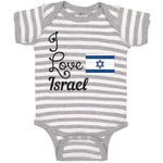 Baby Clothes I Love Israel Baby Bodysuits Boy & Girl Newborn Clothes Cotton