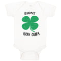 Baby Clothes Grandma's Lucky Charm St Patrick's Irish Clover Shamrock Cotton