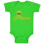 Baby Clothes Happy St Patrick's Day Shamrock Clover Irish Ireland Hat Gold